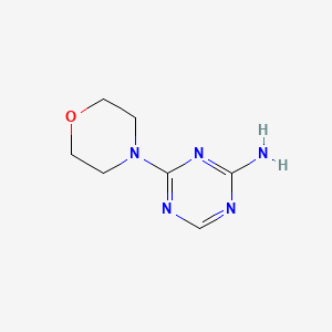 molecular formula C7H11N5O B1266507 2-Amino-4-morpholino-s-triazine CAS No. 2045-25-2