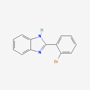molecular formula C13H9BrN2 B1266510 2-(2-Bromophenyl)-1H-benzimidazole CAS No. 13275-42-8