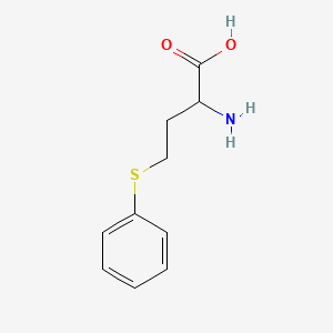 molecular formula C10H13NO2S B1266511 2-Amino-4-(phenylsulfanyl)butanoic acid CAS No. 52162-05-7