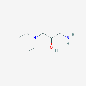 molecular formula C7H18N2O B1266512 1-Amino-3-(diethylamino)propan-2-ol CAS No. 6322-01-6