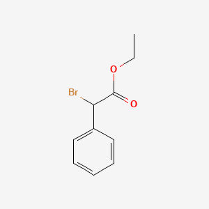 molecular formula C10H11BrO2 B1266513 Ethyl alpha-bromophenylacetate CAS No. 2216-90-2