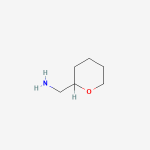 molecular formula C6H13NO B1266515 2-(Aminomethyl)tetrahydropyran CAS No. 6628-83-7