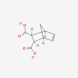 molecular formula C9H10O4 B1266519 Bicyclo[2.2.1]hept-5-ene-2,3-dicarboxylic acid CAS No. 3813-52-3