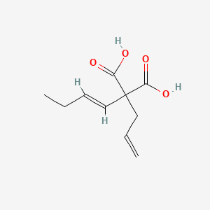 molecular formula C10H14O4 B12665191 2-Allyl-2-(1-butenyl)malonic acid CAS No. 4354-96-5