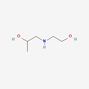 molecular formula C5H13NO2 B1266523 1-((2-Hydroxyethyl)amino)propan-2-ol CAS No. 6579-55-1
