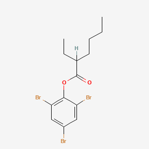 molecular formula C14H17Br3O2 B12665268 2,4,6-Tribromophenyl 2-ethylhexanoate CAS No. 84852-57-3
