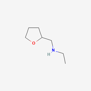 molecular formula C7H15NO B1266527 N-Ethyltetrahydrofurfurylamine CAS No. 7179-86-4