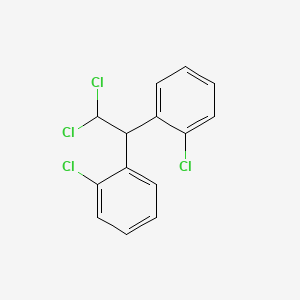 molecular formula C14H10Cl4 B12665275 Benzene, 1,1'-(2,2-dichloroethylidene)bis[chloro- CAS No. 27013-25-8
