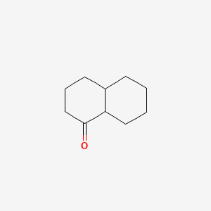 molecular formula C10H16O B1266532 1(2H)-Naphthalenone, octahydro- CAS No. 4832-16-0