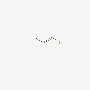 molecular formula C4H7B B1266533 1-溴-2-甲基-1-丙烯 CAS No. 3017-69-4