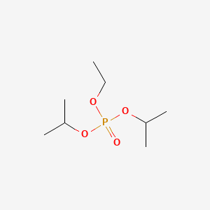 molecular formula C8H19O4P B12665335 Phosphoric acid, ethyl bis(1-methylethyl) ester CAS No. 26955-64-6