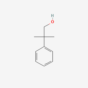 molecular formula C10H14O B1266538 2-Methyl-2-phenylpropan-1-ol CAS No. 2173-69-5