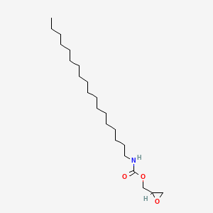 molecular formula C22H43NO3 B12665409 Oxiranylmethyl octadecylcarbamate CAS No. 94135-55-4