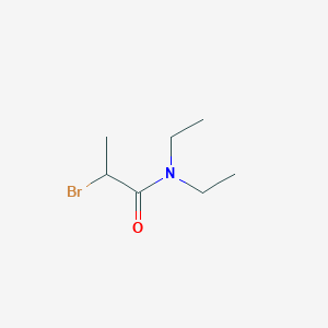 molecular formula C7H14BrNO B1266544 2-Bromo-n,n-diethylpropanamide CAS No. 2620-12-4