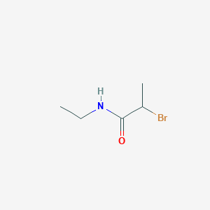 molecular formula C5H10BrNO B1266545 2-Bromo-n-ethylpropanamide CAS No. 5349-31-5