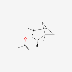 molecular formula C14H24O B12665467 Bicyclo(3.1.1)heptanol, 2,6,6-trimethyl-, acetate CAS No. 102322-85-0