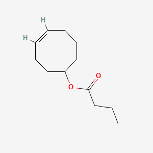 molecular formula C12H20O2 B12665472 4-Cycloocten-1-yl butyrate CAS No. 94139-01-2