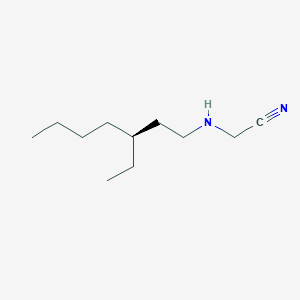 molecular formula C11H22N2 B12665491 3-((2-Ethylhexyl)amino)propiononitrile CAS No. 84650-69-1