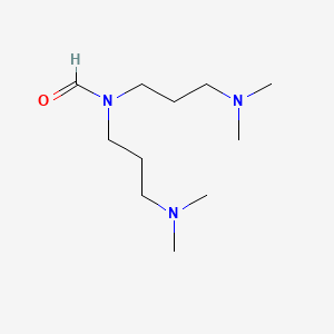 molecular formula C11H25N3O B12665544 N,N-bis[3-(dimethylamino)propyl]formamide CAS No. 80459-59-2