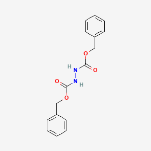molecular formula C16H16N2O4 B1266557 Dibenzyl hydrazine-1,2-dicarboxylate CAS No. 5394-50-3
