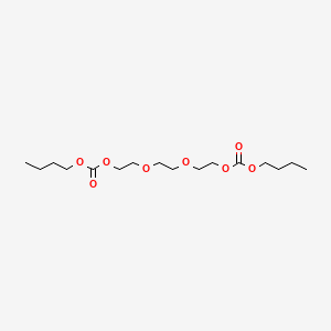 molecular formula C16H30O8 B12665571 Dibutyl 2,5,8,11-tetraoxadodecanedioate CAS No. 77092-83-2