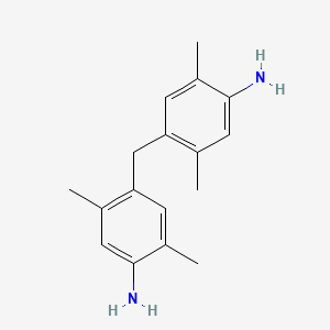 molecular formula C17H22N2 B1266558 4-(4-氨基-2,5-二甲基苯基)-2,5-二甲基苯胺 CAS No. 5339-30-0
