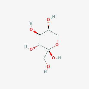 molecular formula C6H12O6 B12665586 beta-D-sorbopyranose CAS No. 41847-55-6