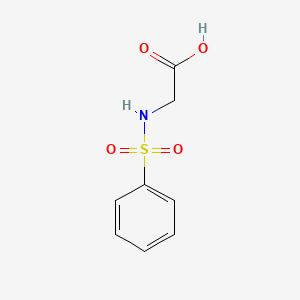 B1266560 2-(Phenylsulfonamido)acetic Acid CAS No. 5398-96-9