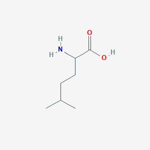 B1266562 2-Amino-5-methylhexanoic acid CAS No. 3558-32-5