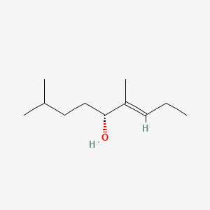 molecular formula C11H22O B12665650 4,8-Dimethyl-3-nonen-5-ol CAS No. 74499-57-3