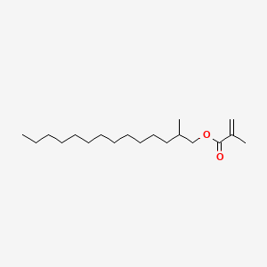 molecular formula C19H36O2 B12665654 2-Methyltetradecyl methacrylate CAS No. 94158-98-2