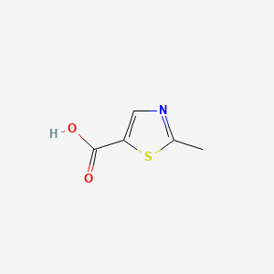 molecular formula C5H5NO2S B1266567 2-Methyl-1,3-thiazole-5-carboxylic acid CAS No. 40004-69-1
