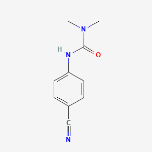 molecular formula C10H11N3O B1266579 Urea, N'-(4-cyanophenyl)-N,N-dimethyl- CAS No. 82261-41-4