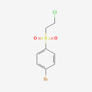 molecular formula C8H8BrClO2S B1266580 p-Bromophenyl 2-chloroethyl sulfone CAS No. 26732-25-2