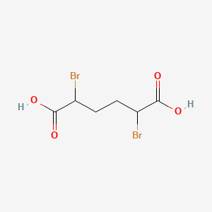 molecular formula C6H8Br2O4 B1266587 2,5-Dibromoadipic acid CAS No. 3479-85-4
