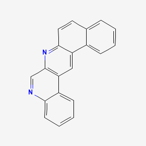 molecular formula C20H12N2 B12665875 Benzo(f)naphtho(2,1-b)(1,7)naphthyridine CAS No. 224-44-2