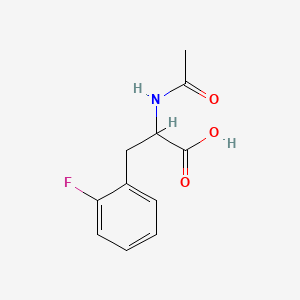 molecular formula C11H12FNO3 B1266588 2-Acetamido-3-(2-fluorophenyl)propanoic acid CAS No. 66574-84-3