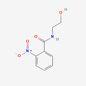 molecular formula C9H10N2O4 B12665918 N-(2-Hydroxyethyl)-2-nitrobenzamide CAS No. 84946-14-5