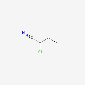 molecular formula C4H6ClN B1266592 2-氯丁腈 CAS No. 4158-37-6