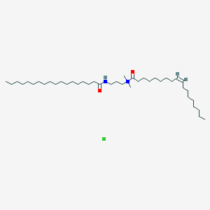 molecular formula C41H81ClN2O2 B12665934 Dimethyloleoyl(3-(stearoylamino)propyl)ammonium chloride CAS No. 84787-90-6