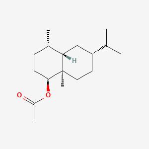 molecular formula C17H30O2 B12665953 Eudesman-1beta-ol, acetate CAS No. 13878-84-7