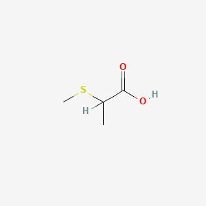 molecular formula C4H8O2S B1266596 2-(methylthio)propanoic acid CAS No. 33178-97-1