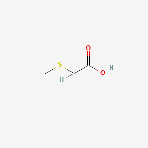 molecular formula C4H8O2S B1266596 2-(Methylthio)propionic acid CAS No. 33178-97-1