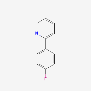 molecular formula C11H8FN B1266597 2-(4-Fluorophenyl)pyridine CAS No. 58861-53-3