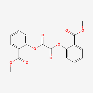 molecular formula C18H14O8 B12666018 Bis(2-(methoxycarbonyl)phenyl) oxalate CAS No. 2253964-52-0
