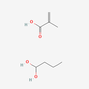 molecular formula C8H16O4 B12666036 Methacrylic acid, monoester with butanediol CAS No. 74559-56-1