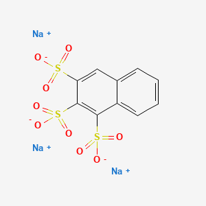 molecular formula C10H5Na3O9S3 B12666043 Trisodium naphthalenetrisulphonate CAS No. 26856-59-7