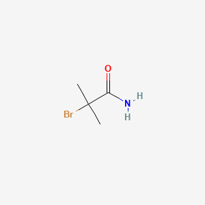 molecular formula C4H8BrNO B1266605 2-Bromo-2-methylpropanamide CAS No. 7462-74-0