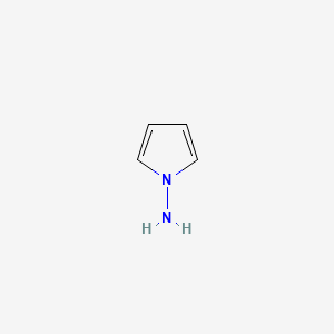 molecular formula C4H6N2 B1266607 1-氨基吡咯 CAS No. 765-39-9