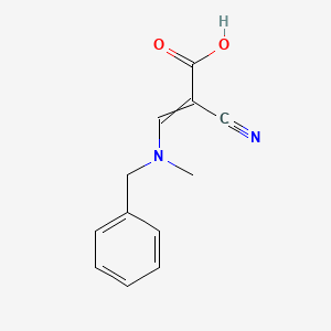 molecular formula C12H12N2O2 B12666082 Benzamacril CAS No. 127087-86-9